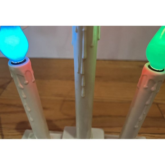 Vintage Cresent 3 Light Candolier Candelabra & Lamps in boxes Candle Light Works - Picture 4 of 10